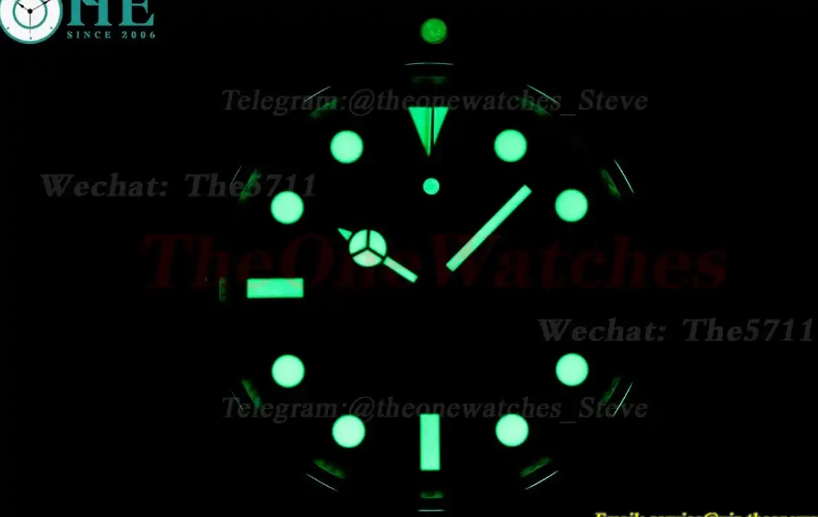 Submariner Vintage 16610LV Kermit 40mm SS SS Green RAF SA3135