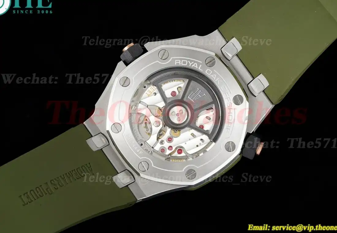 Royal Oak Offshore Diver 15720 42mm SS RU Green Stk BF A4308