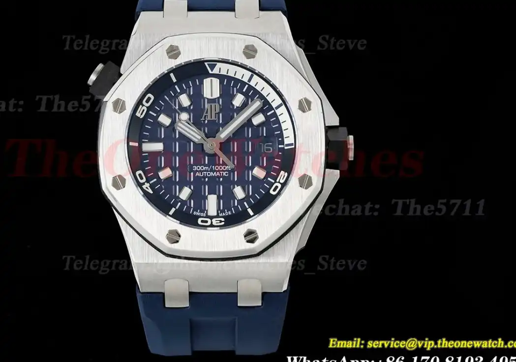 Royal Oak Offshore Diver 15720 42mm SS RU Blue Stk BF A4308