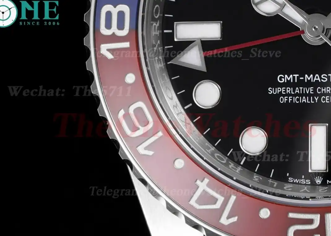 GMT Master II 126710 Pepsi 40mm SS SS Red Blue C+F V2 VR3285