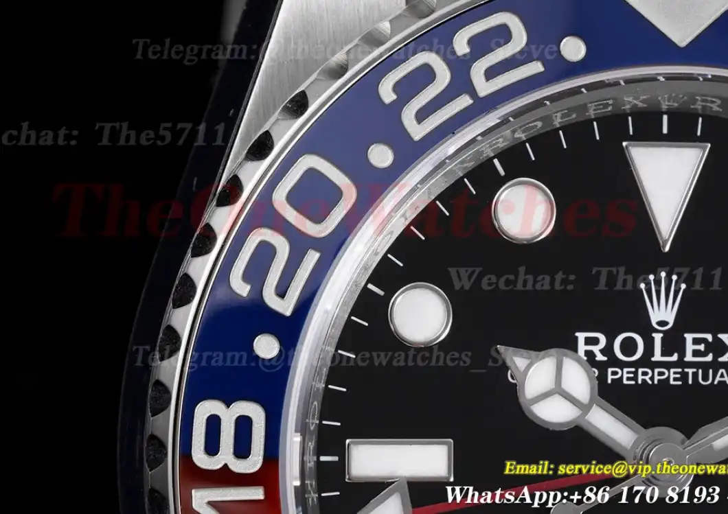 GMT Master II 126710 Pepsi 40mm SS SS Red Blue C+F V2 VR3285