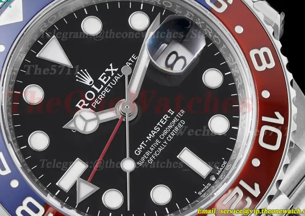 GMT Master II 126710 Pepsi 40mm SS SS Red Blue C+F V2 VR3285