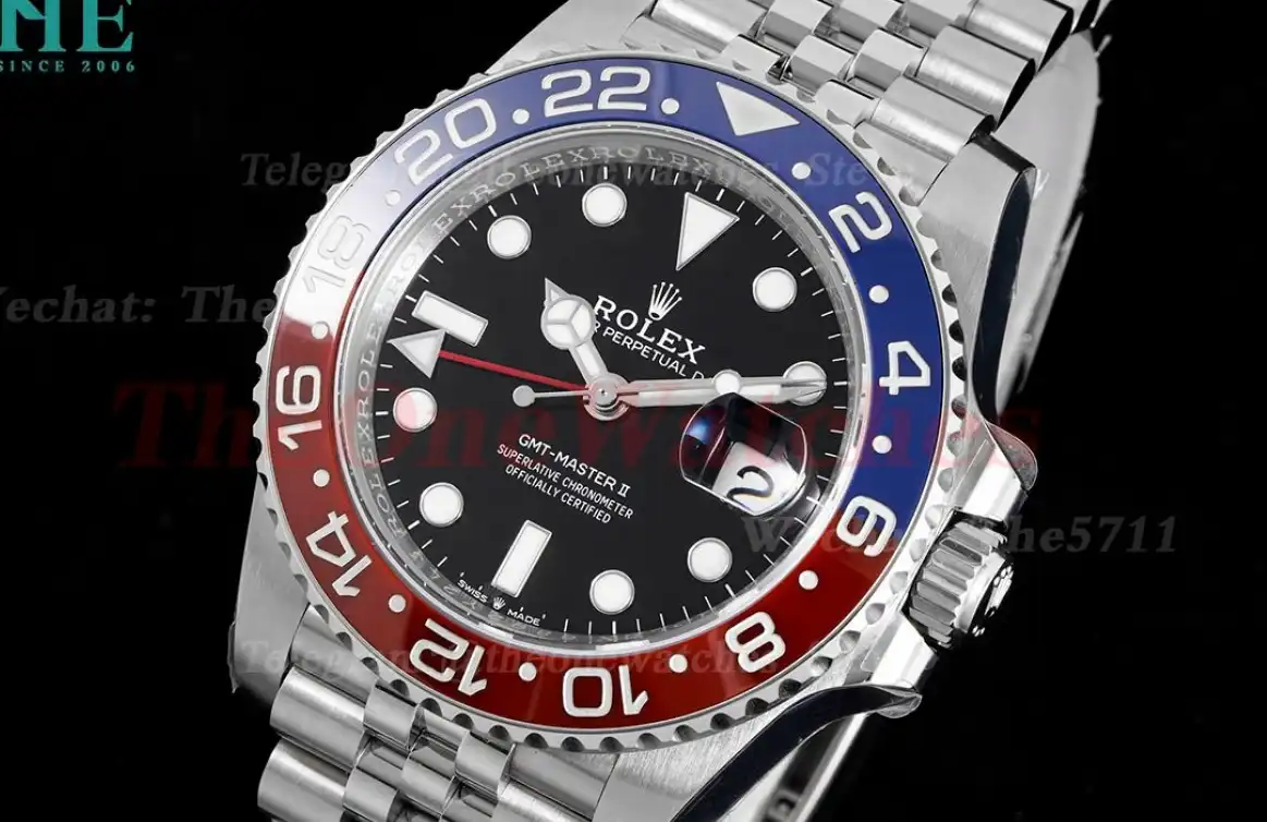 GMT Master II 126710 Pepsi 40mm SS SS Red Blue C+F V2 VR3285