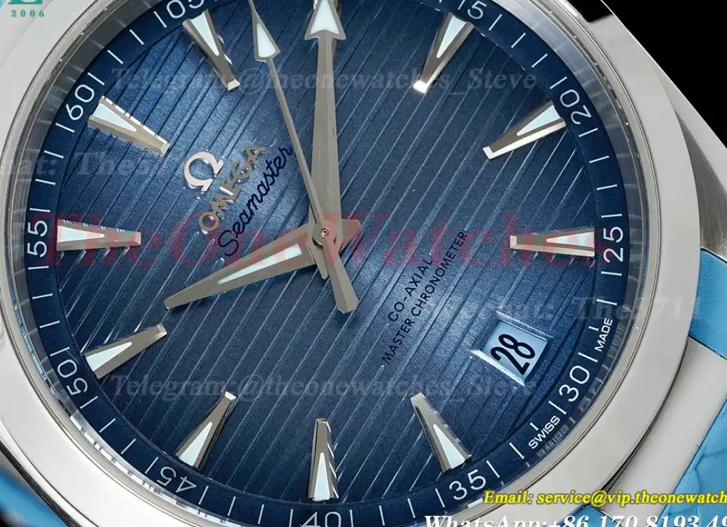 Aqua Terra 150m 41mm SS RU Dark Blue Dial VSF A8900 Super Clone