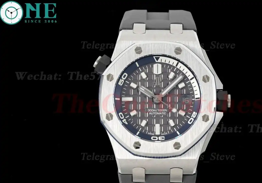 Royal Oak Offshore Diver 15720 42mm SS RU Grey Stk BF A4308