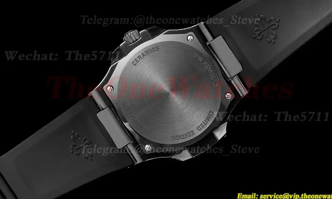 Nautilus AET 5711 40mm Black Cer RU Black Dial AMGF MY9015