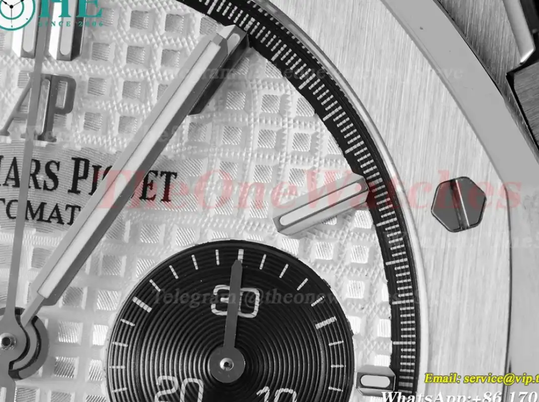 Royal Oak Chrono 26331 SS SS White Black IPF A7750