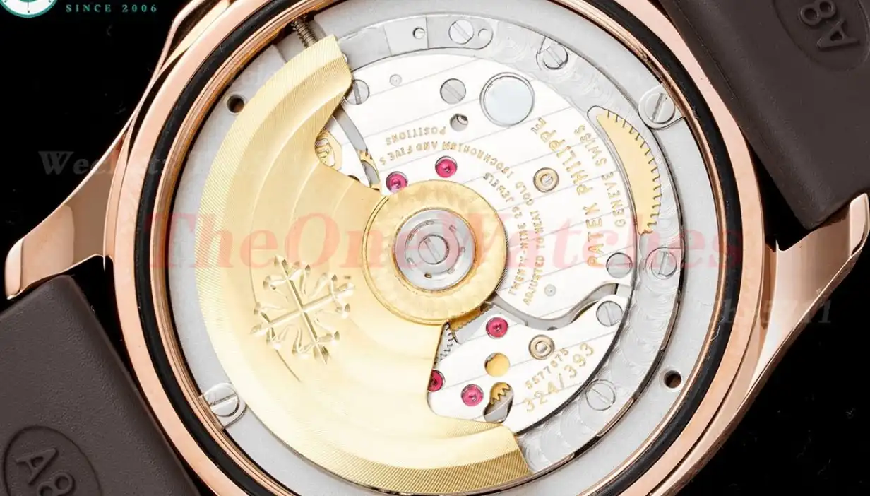 Aquanaut Lady 5068 35.6mm RG RU Brown Dial HIF A324