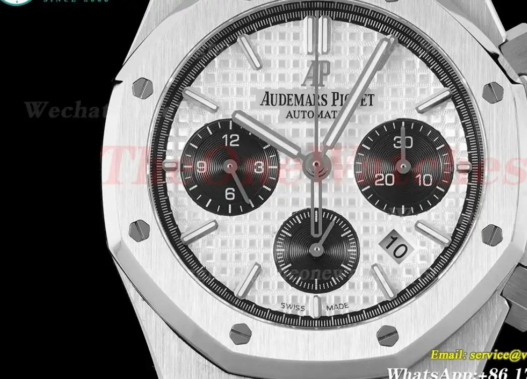 Royal Oak Chrono 26331 SS SS White Black IPF A7750