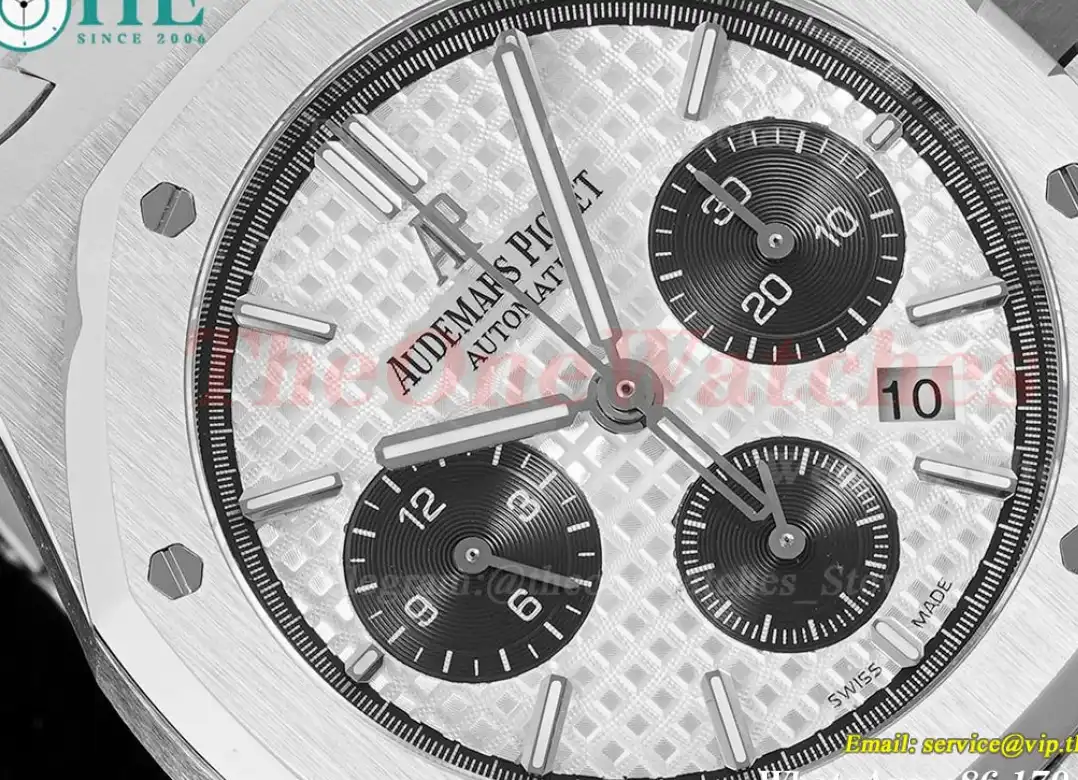 Royal Oak Chrono 26331 SS SS White Black IPF A7750