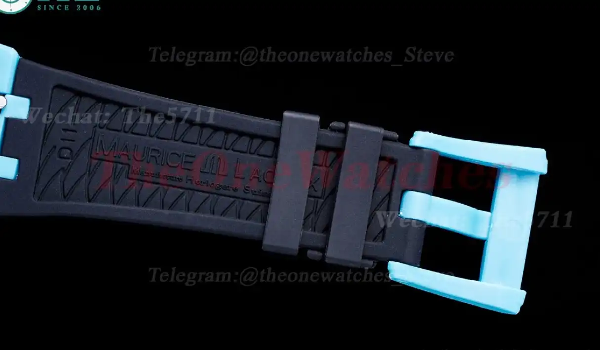 Aikon 40mm Blue Dial On Rubber Strap Ronda515