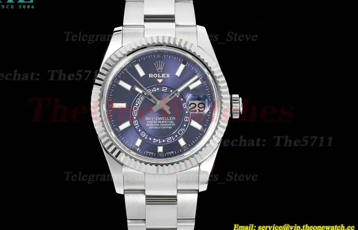 SkyDweller 326934 42mm SS SS Blue Stk FNF A9001