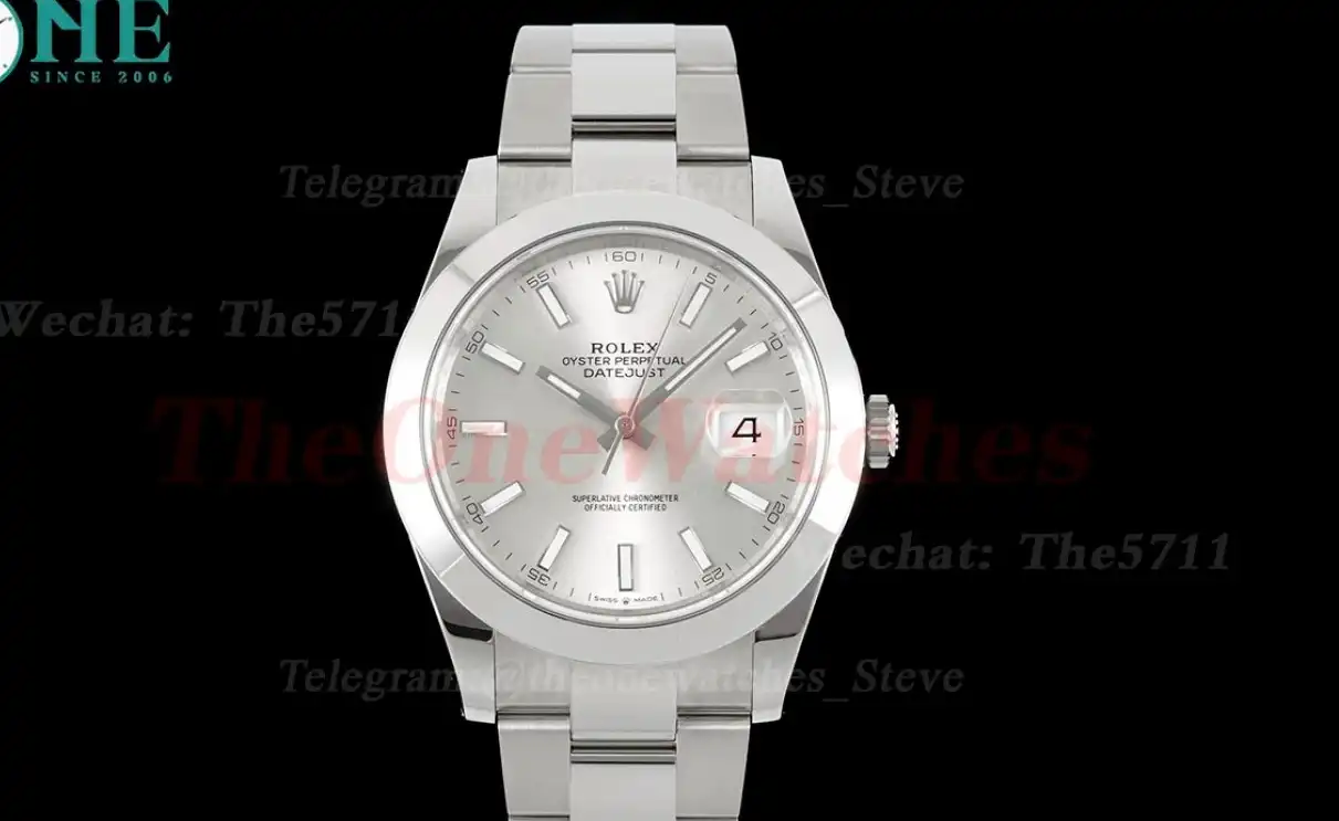 Datejust 126300 41mm Oyster 904L SS SS Silver Stk VSF VS3235