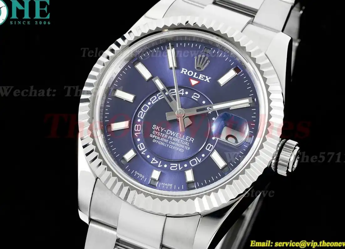 SkyDweller 326934 42mm SS SS Blue Stk FNF A9001