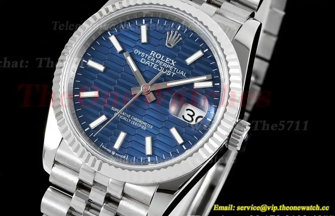 Datejust 126234 36mm Jubilee SS SS Blue Dial JDF V2 VR3235