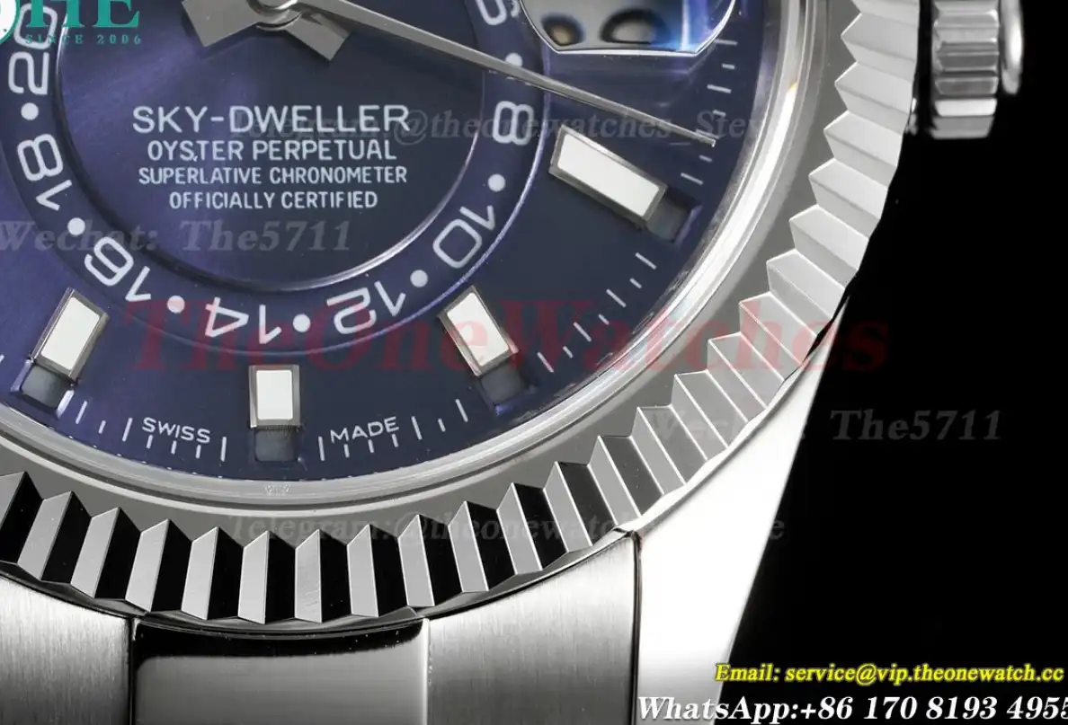 SkyDweller 326934 42mm SS SS Blue Stk FNF A9001