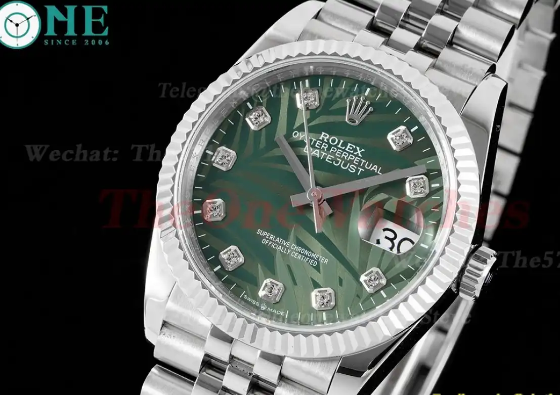 Datejust 126234 36mm Jubilee 904L Green SS SS JDF V2 VR3235