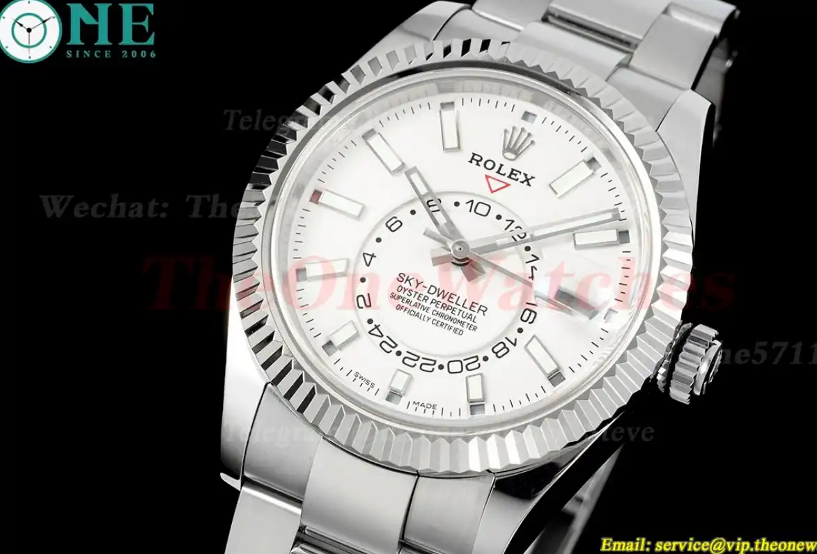 SkyDweller 326934 42mm SS SS White Stk FNF A9001