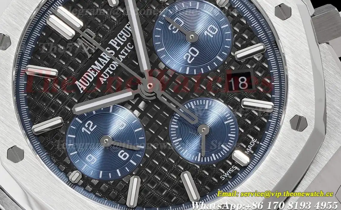 Royal Oak Chrono 26331 SS SS Black Blue IPF A7750