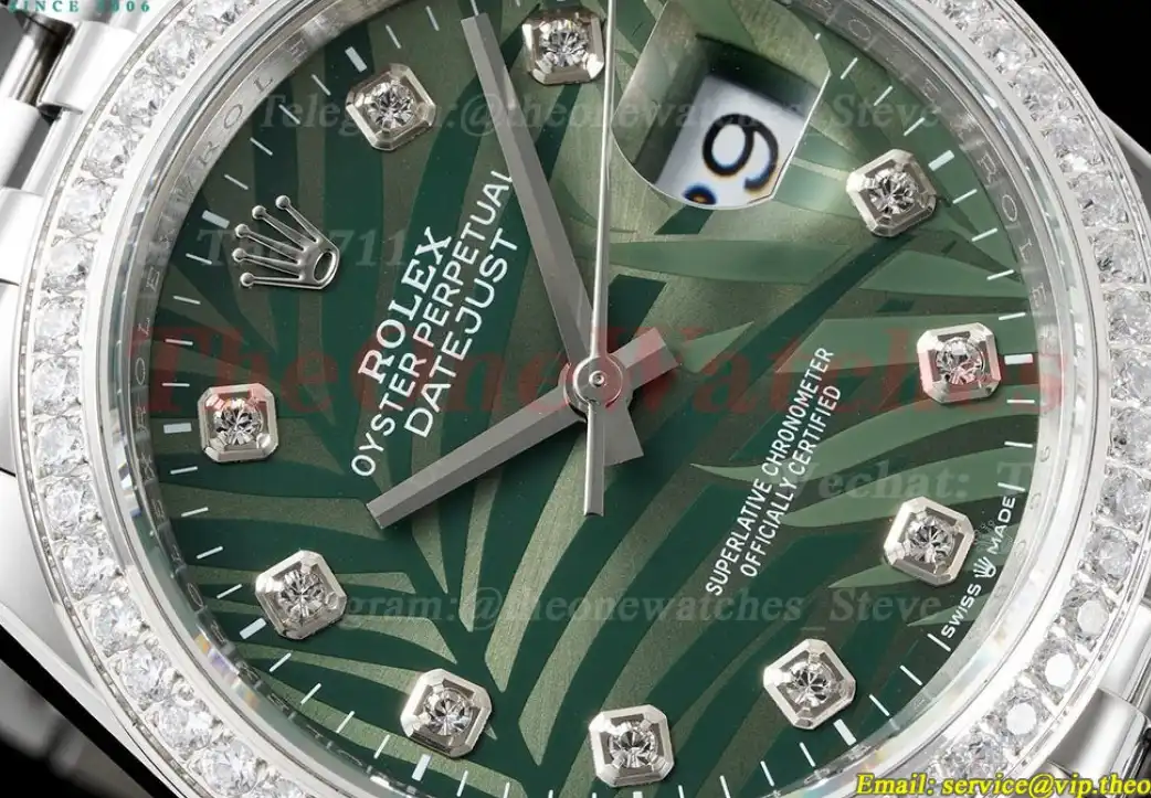 Datejust 126234 36mm Jubilee 904L Green Dia SS SS JDF V2 VR3235