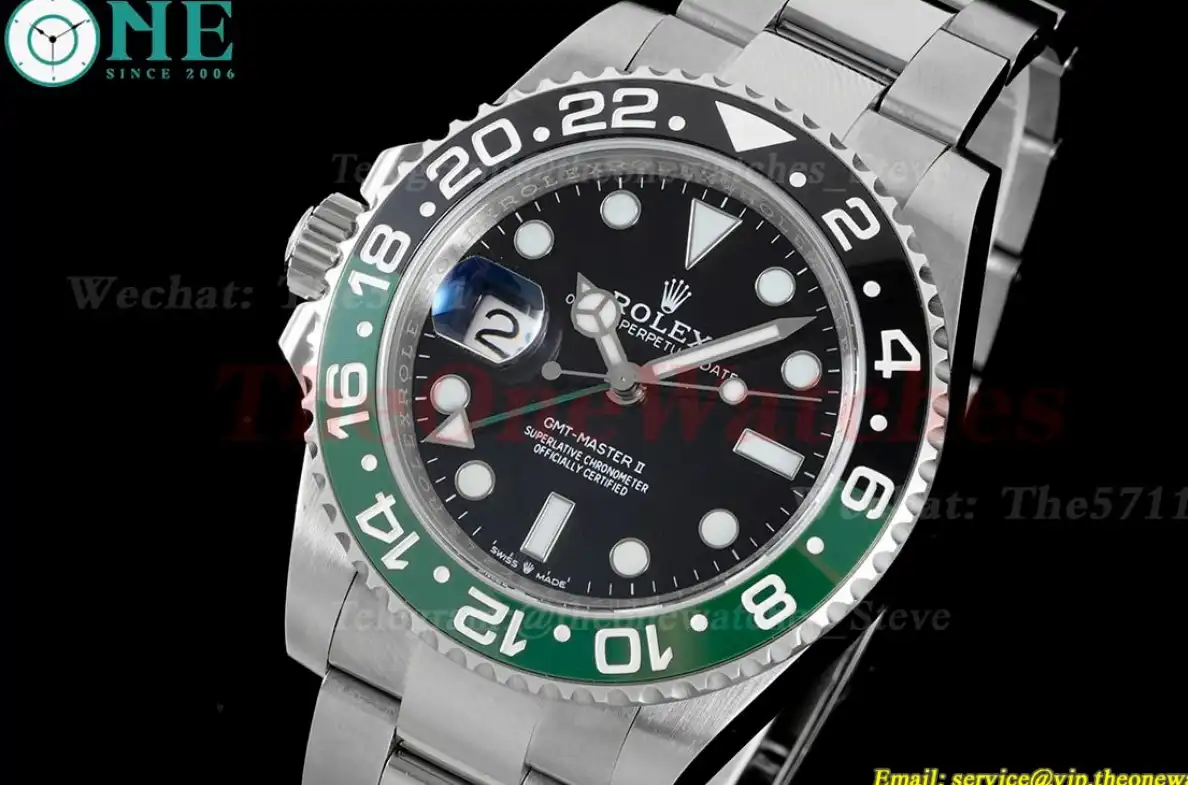 GMT Master II 126720 Sprite Oys SS SS Black Dial APF VR3285