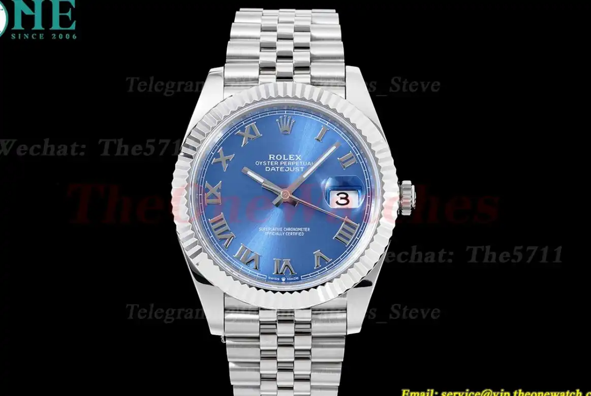 Datejust 126334 41MM Blue Rnm 904L Jubilee Bracelet ZF A2824