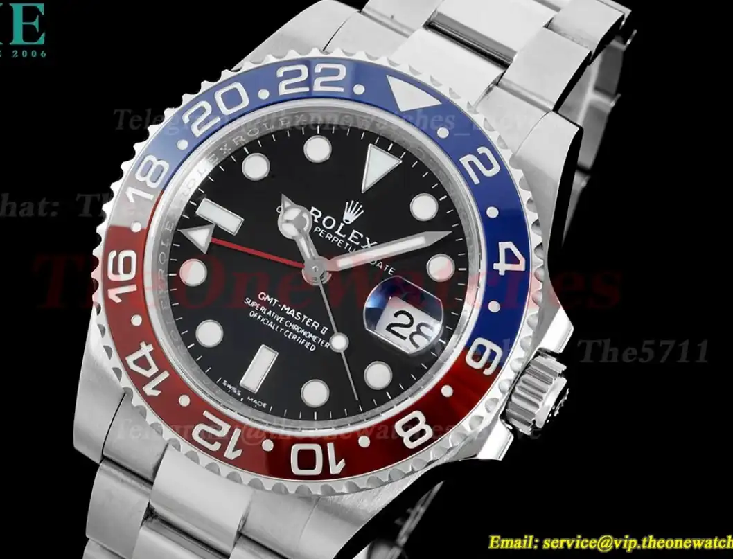 GMT Master II 116719BLRO Oys 40mm SS SS Red Blue APF VR3186