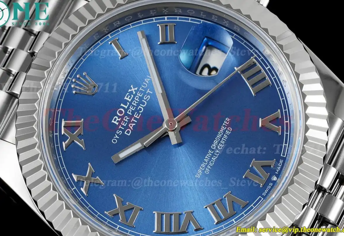 Datejust 126334 41MM Blue Rnm 904L Jubilee Bracelet ZF A2824