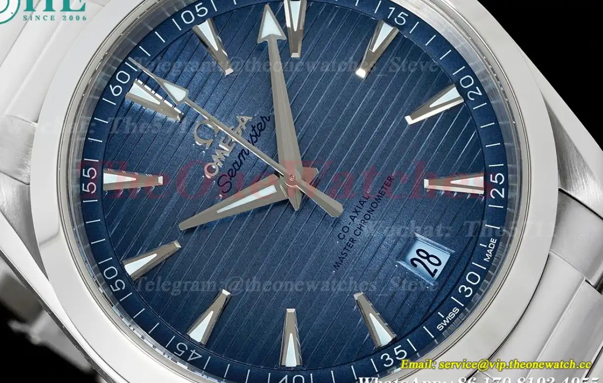 Aqua Terra 150m 41mm SS SS Dark Blue Dial VSF A8900 Super Clone