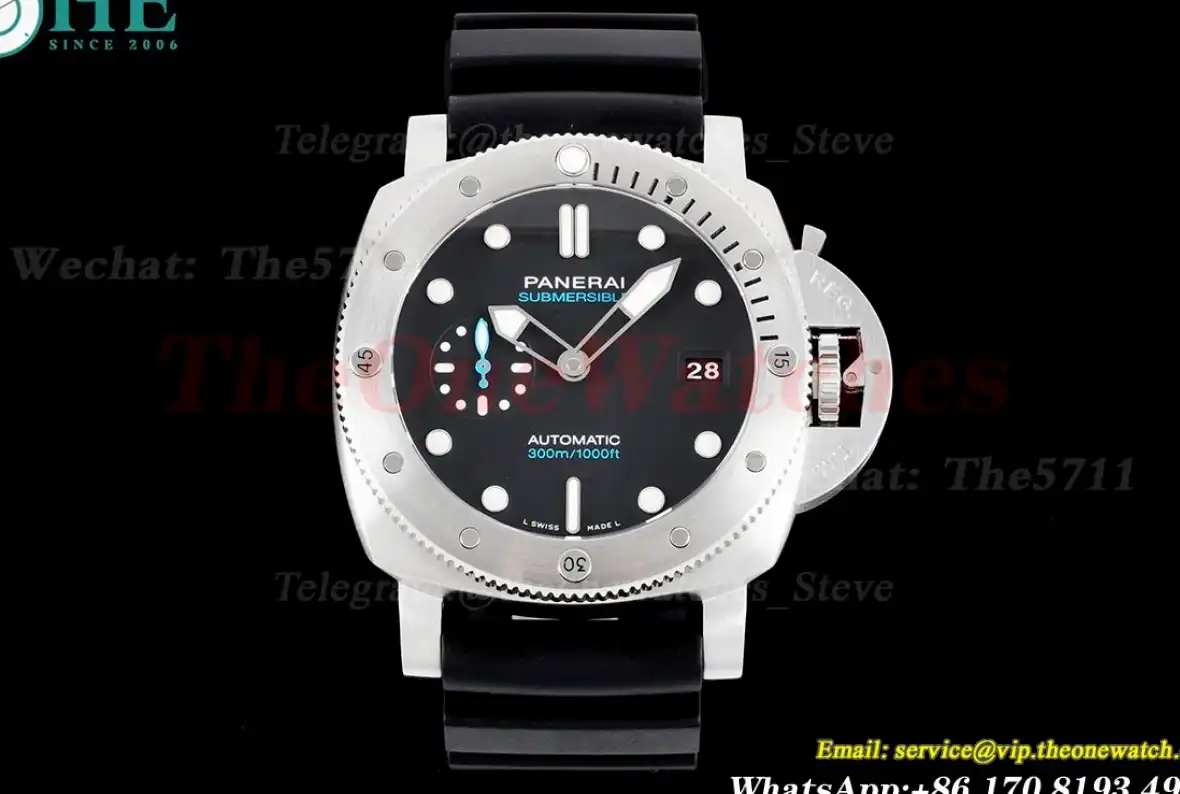 Submersible PAM1229 44mm SS RU black Dial VSF P900