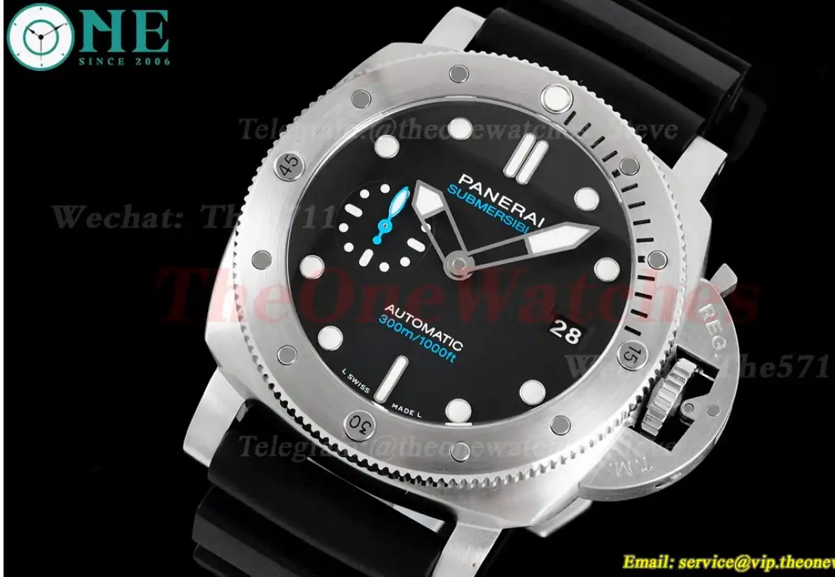 Submersible PAM1229 44mm SS RU black Dial VSF P900