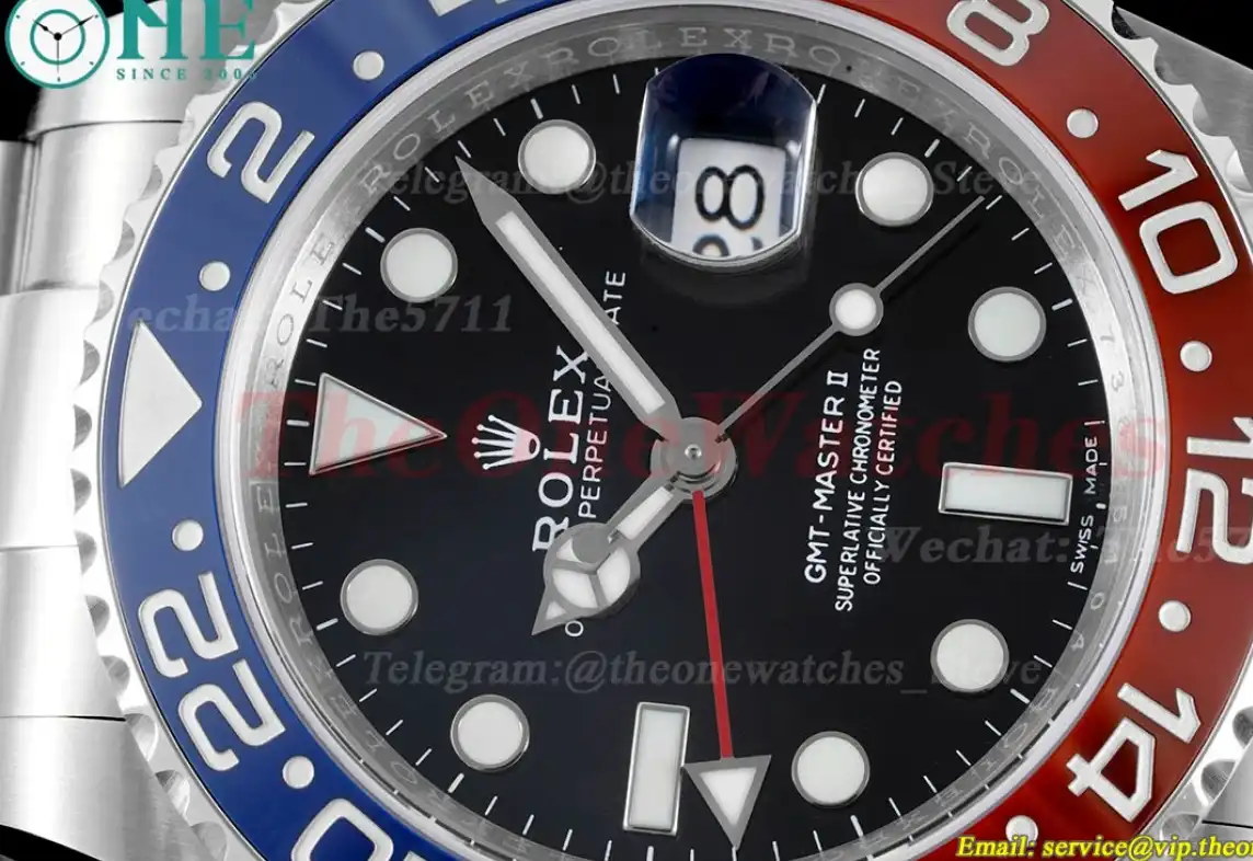 GMT Master II 116719BLRO Oys 40mm SS SS Red Blue APF VR3186