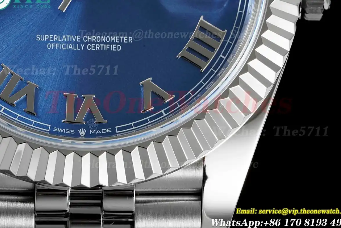 Datejust 126334 41MM Blue Rnm 904L Jubilee Bracelet ZF A2824