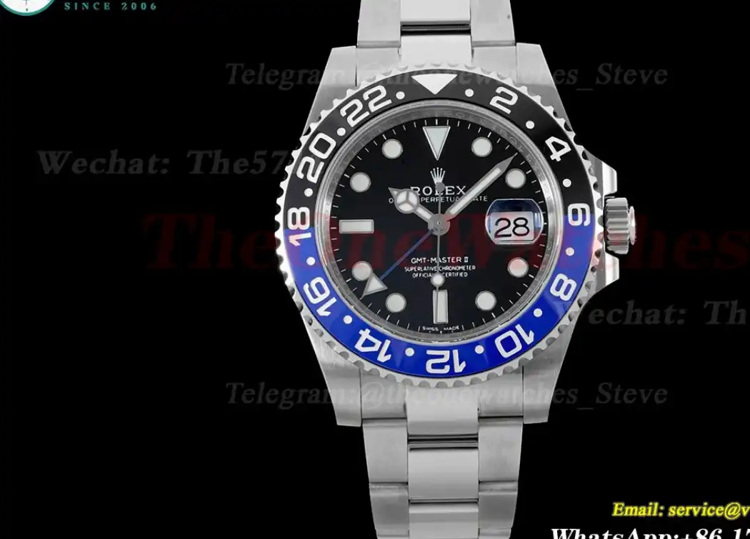 GMT Master II 116710 BLNR Oys 40mm SS SS Black Blue APF VR3186