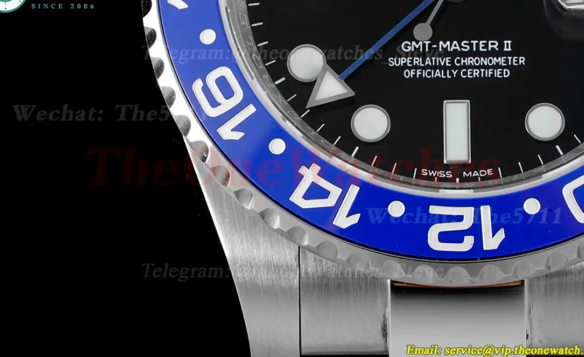 GMT Master II 116710 BLNR Oys 40mm SS SS Black Blue APF VR3186