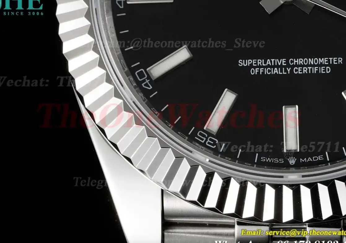 Datejust 126334 41MM Black Stk 904L Jubilee Bracelet ZF A2824