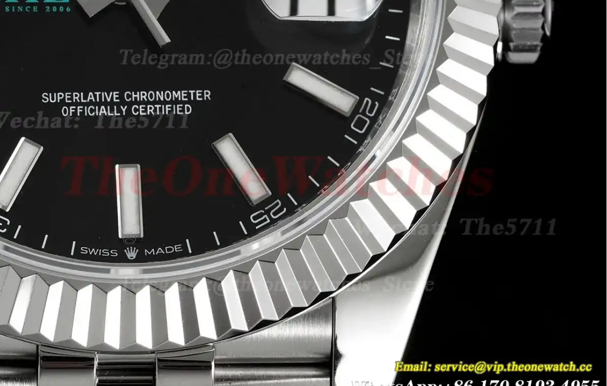 Datejust 126334 41MM Black Stk 904L Jubilee Bracelet ZF A2824