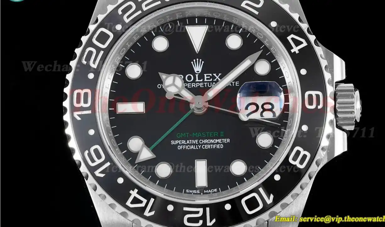 GMT Master II 116710LN Oys 40mm SS SS Black Black APF VR3186