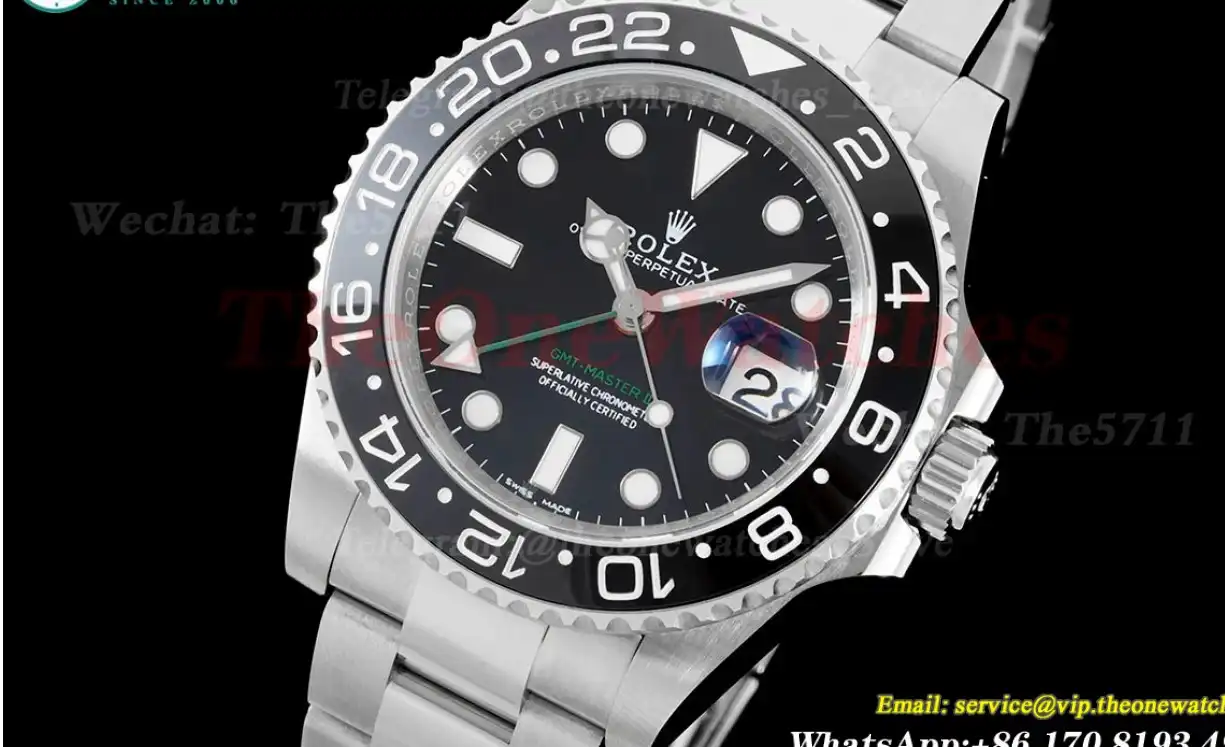 GMT Master II 116710LN Oys 40mm SS SS Black Black APF VR3186