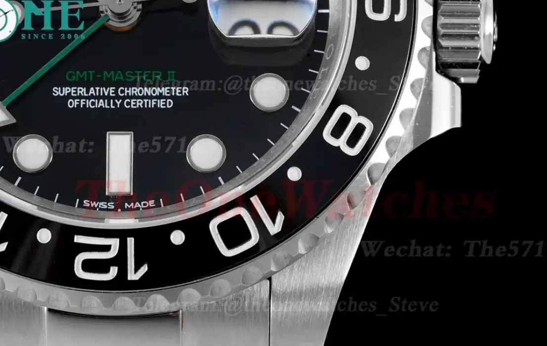 GMT Master II 116710LN Oys 40mm SS SS Black Black APF VR3186