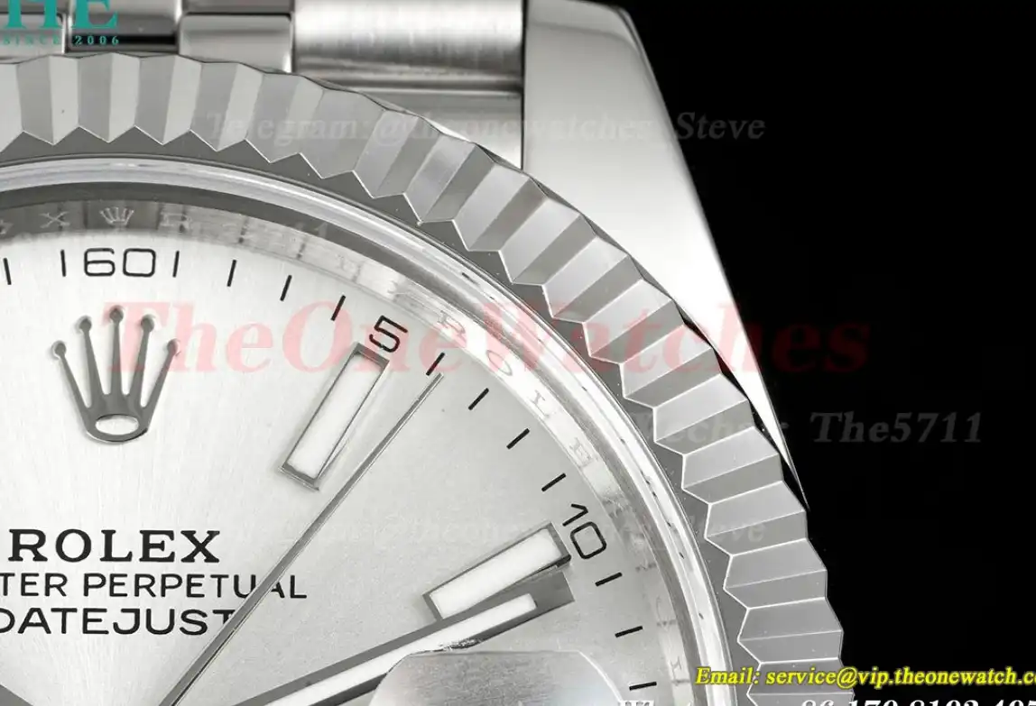 Datejust 126334 41MM Silver Stk 904L Jubilee Bracelet ZF A2824