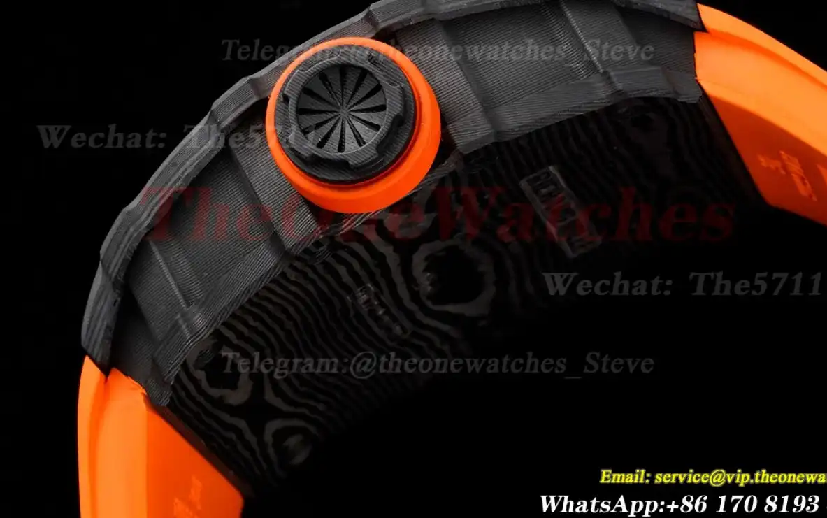 RM035 Carbon RU Black Orange Sonic Clone RMUL2