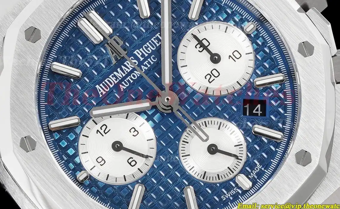 Royal Oak Chrono 26331 SS SS Blue White IPF A7750