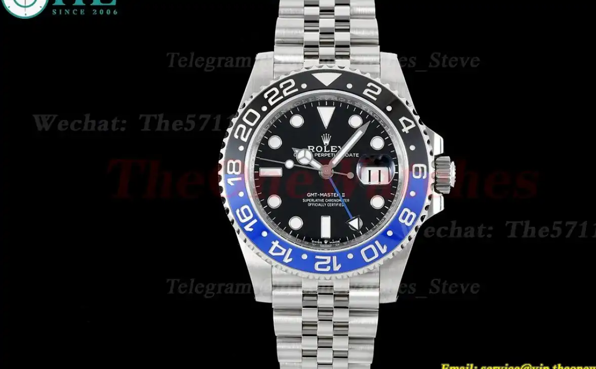 GMT II 126710 Batgirl Jub 40mm SS SS Black Clean DD3285 Super Clone