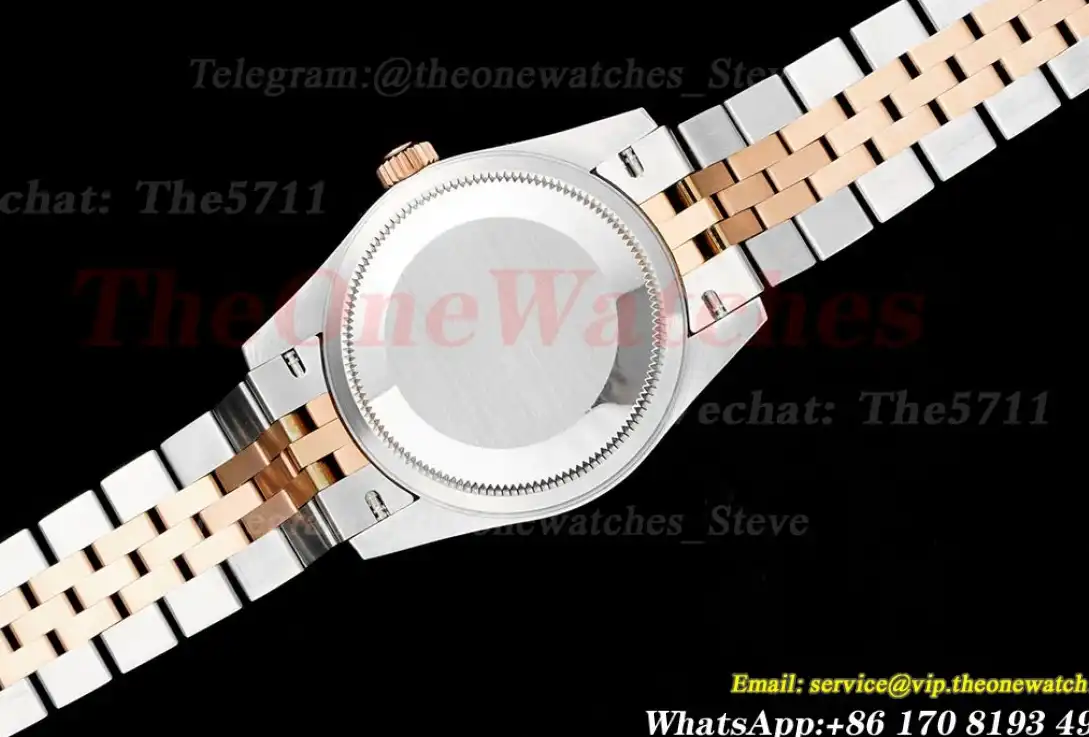 Datejust 31mm SS RG Flt Jubilee White Flower JDF A2824