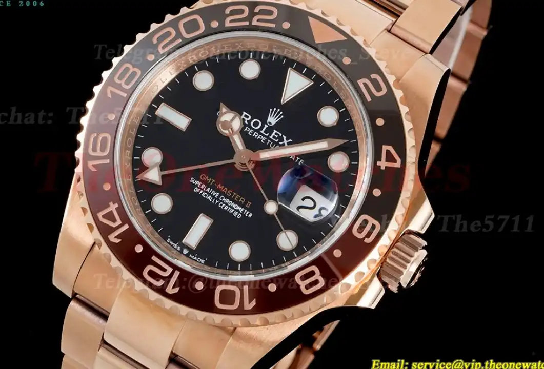 GMT Master II 126715 CHNR Oys YG YG Black Dial APF VR3285