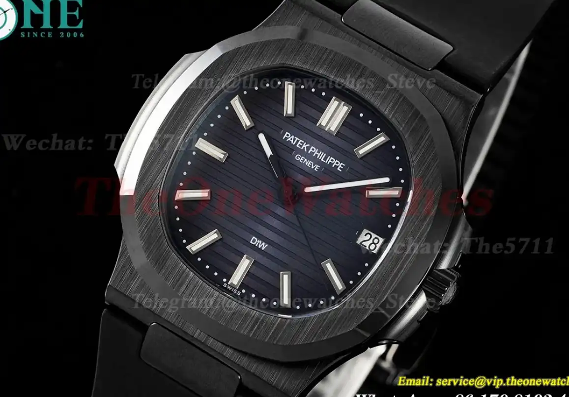 Nautilus AET 5711 40mm Black Cer RU Blue Dial AMGF MY9015