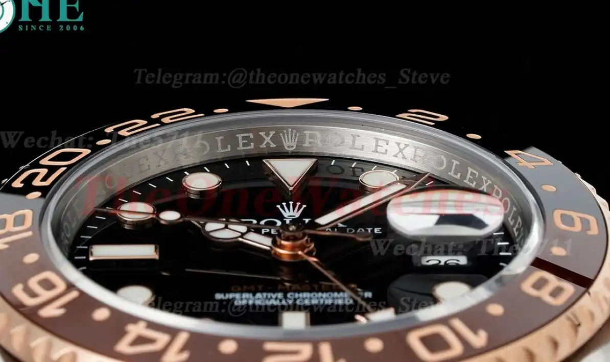 GMT Master II 126711 CHNR Rootbeer SS RG Black Dial GSF VR3285