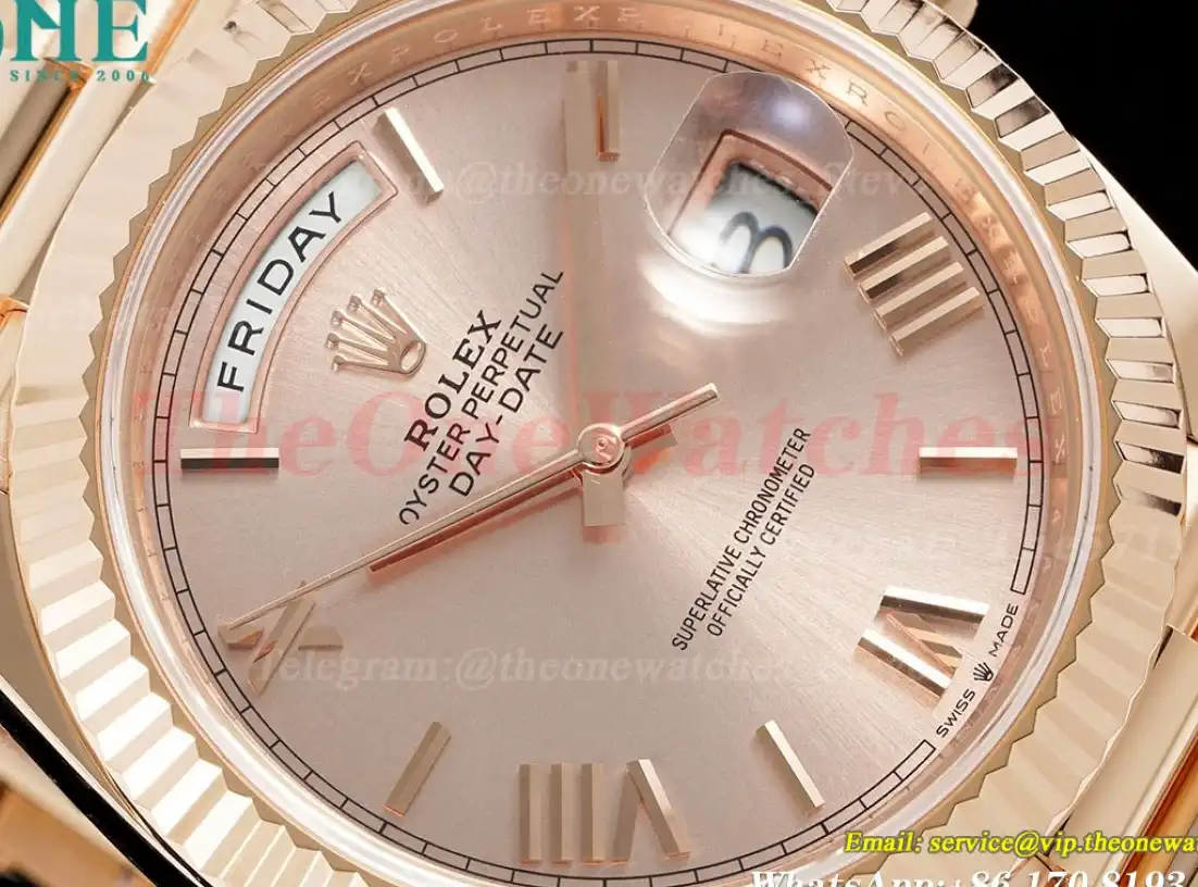 DayDate 228235 40mm Pres RG RG Rose Gold Rmn ARF VR3255