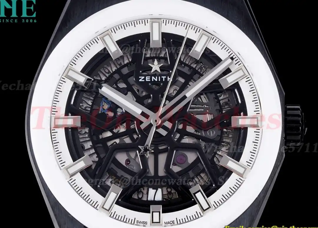 Defy Classic White Skeleton Dial SS NY LF V2 A2892